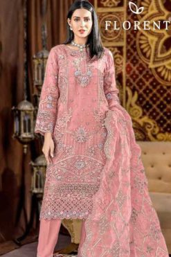 Florent DN 1058 A-D Chiffon Salwar Suit Catalog 4 Pcs