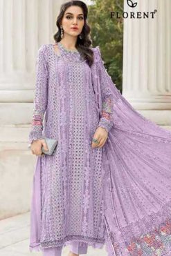 Florent DN 1069 A-D Chiffon Salwar Suit Catalog 4 Pcs