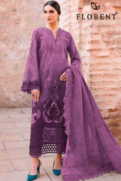 Florent Maria b Premium Embroidered 25 Vol 2 Cotton Salwar Suit Catalog 4 Pcs