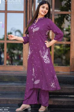 Kadlee Karnaee Rayon Kurti with Bottom Catalog 6 Pcs