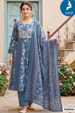 Kaya Fariha Cotton Readymade Salwar Suit Catalog 6 Pcs