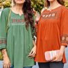 Mittoo Emlee Rayon Tops Catalog 6 Pcs