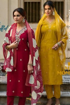 Passion Tree Aramya Vol 1 Kurti with Dupatta Bottom Silk Catalog 8 Pcs