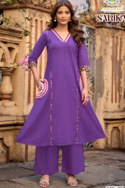 Passion Tree Sarika Vol 1 Kurti with Bottom Cotton Catalog 8 Pcs