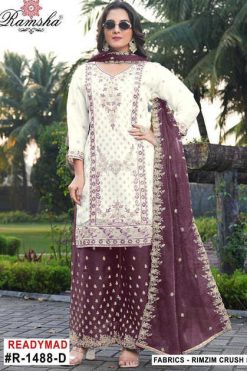 Ramsha R 1488 NX A-D Fancy Readymade Salwar Suit Catalog 4 Pcs