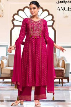 Rangoon Angel by Kessi Rayon Readymade Salwar Suit Catalog 4 Pcs