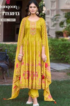 Rangoon Butterfly by Kessi Chinon Readymade Salwar Suit Catalog 4 Pcs