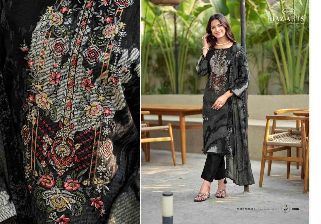 Riaz Arts Bin Saeed by Mumtaz Arts Cotton Salwar Suit Catalog 6 Pcs (14) Riaz Arts Bin Saeed by Mumtaz Arts Cotton Salwar Suit Catalog 6 Pcs - Image 15