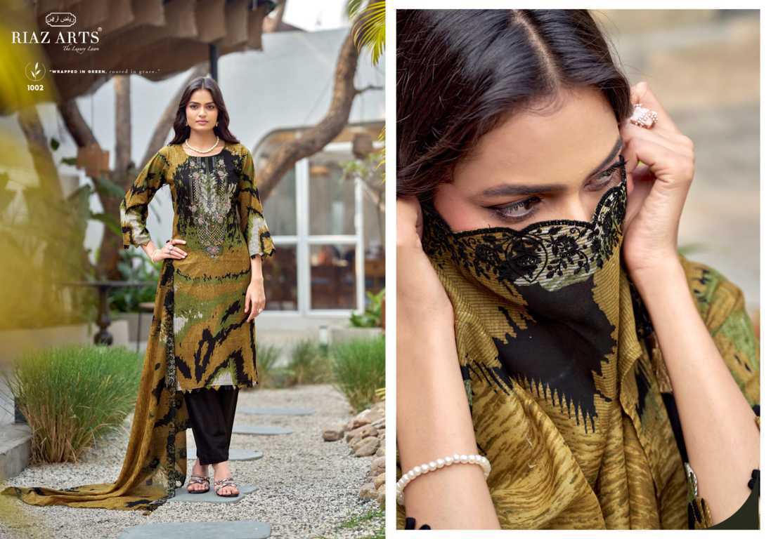 Riaz Arts Bin Saeed by Mumtaz Arts Cotton Salwar Suit Catalog 6 Pcs (4) Riaz Arts Bin Saeed by Mumtaz Arts Cotton Salwar Suit Catalog 6 Pcs - Image 5