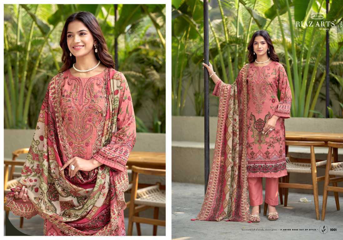 Riaz Arts Bin Saeed by Mumtaz Arts Cotton Salwar Suit Catalog 6 Pcs (5) Riaz Arts Bin Saeed by Mumtaz Arts Cotton Salwar Suit Catalog 6 Pcs - Image 6