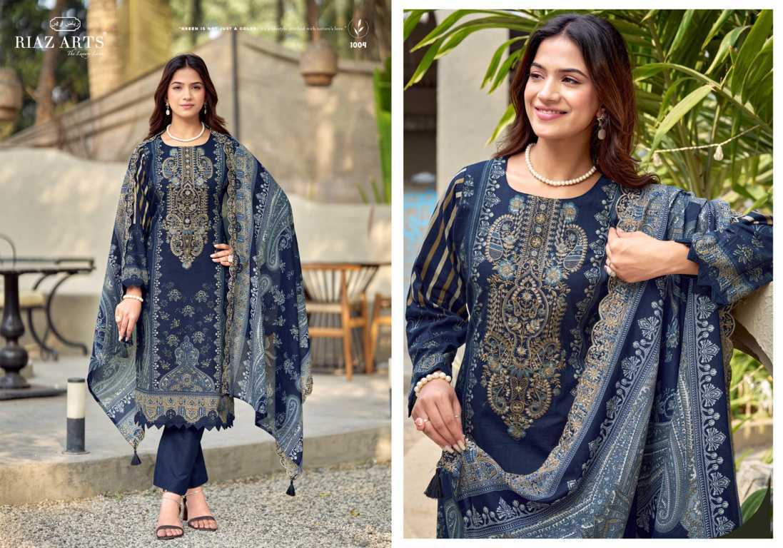 Riaz Arts Bin Saeed by Mumtaz Arts Cotton Salwar Suit Catalog 6 Pcs (8) Riaz Arts Bin Saeed by Mumtaz Arts Cotton Salwar Suit Catalog 6 Pcs - Image 9