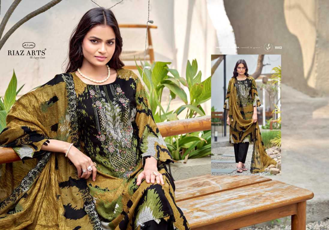 Riaz Arts Bin Saeed by Mumtaz Arts Cotton Salwar Suit Catalog 6 Pcs (9) Riaz Arts Bin Saeed by Mumtaz Arts Cotton Salwar Suit Catalog 6 Pcs - Image 10
