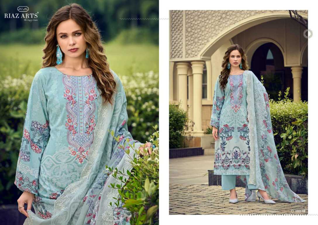 Riaz Arts Himsa by Mumtaz Arts Cotton Salwar Suit Catalog 8 Pcs (1) Riaz Arts Himsa by Mumtaz Arts Cotton Salwar Suit Catalog 8 Pcs - Image 2