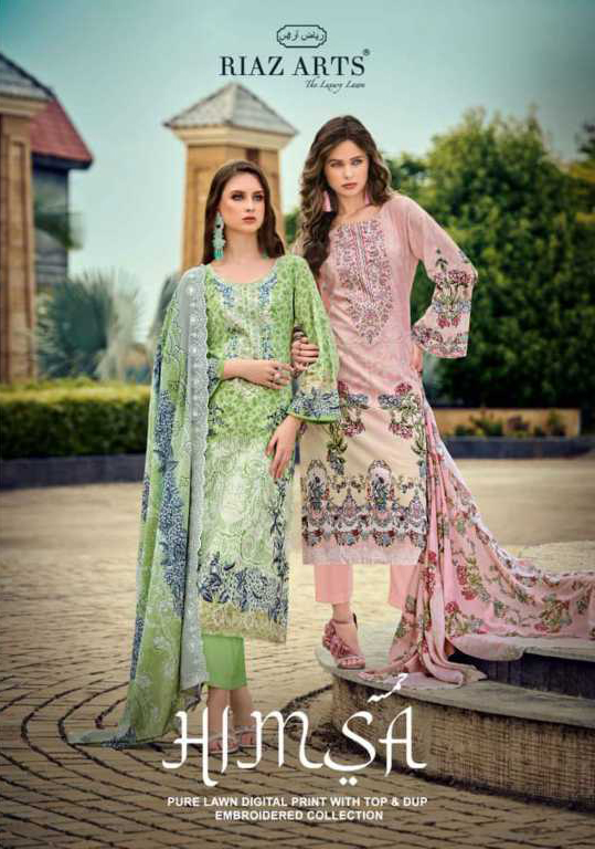 Riaz Arts Himsa by Mumtaz Arts Cotton Salwar Suit Catalog 8 Pcs (3) Riaz Arts Himsa by Mumtaz Arts Cotton Salwar Suit Catalog 8 Pcs - Image 4