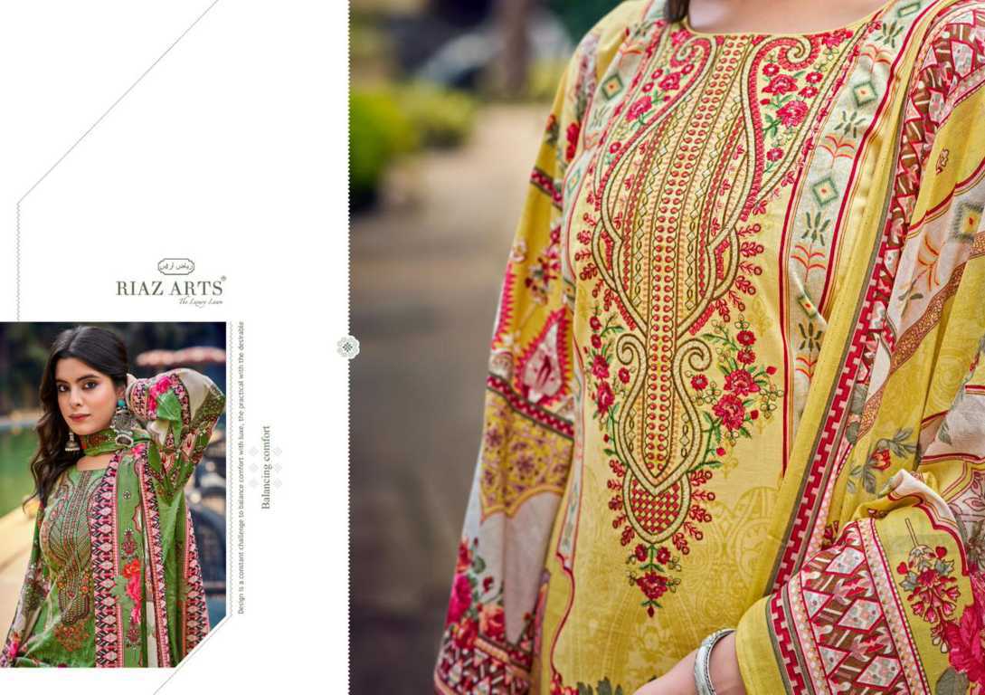 Riaz Arts Musafir Vol 37 by Mumtaz Arts Lawn Salwar Suit Catalog 6 Pcs (3) Riaz Arts Musafir Vol 37 by Mumtaz Arts Lawn Salwar Suit Catalog 6 Pcs - Image 4