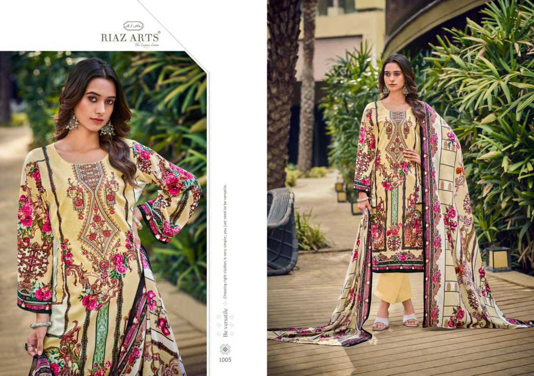 Riaz Arts Musafir Vol 37 by Mumtaz Arts Lawn Salwar Suit Catalog 6 Pcs (5) Riaz Arts Musafir Vol 37 by Mumtaz Arts Lawn Salwar Suit Catalog 6 Pcs - Image 6