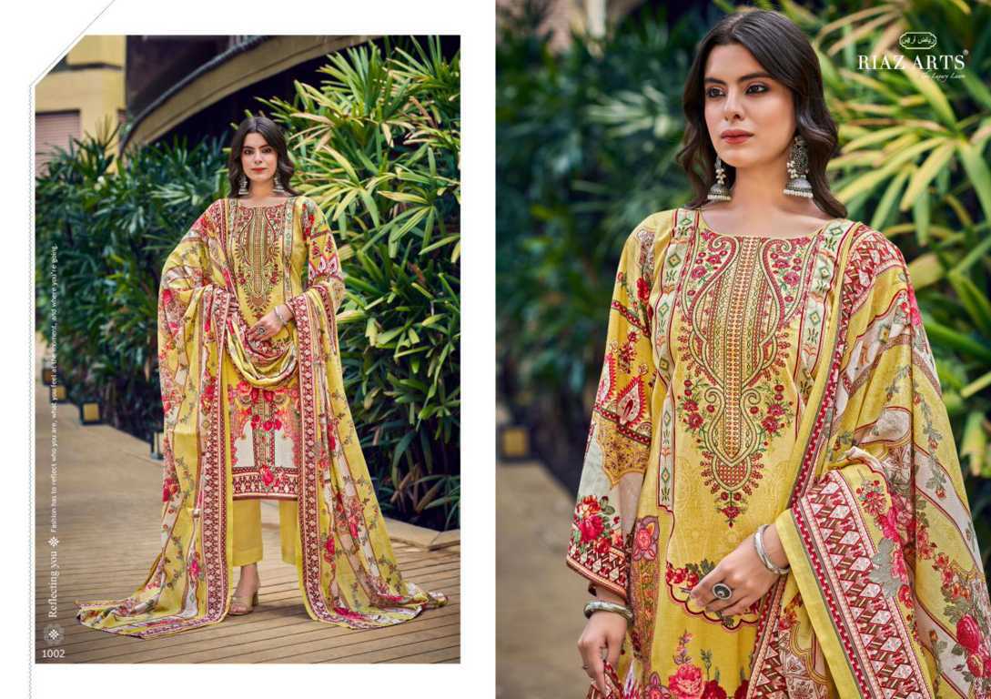 Riaz Arts Musafir Vol 37 by Mumtaz Arts Lawn Salwar Suit Catalog 6 Pcs (9) Riaz Arts Musafir Vol 37 by Mumtaz Arts Lawn Salwar Suit Catalog 6 Pcs - Image 10