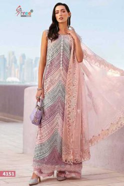 Shree Fabs Mariya B Hits Vol 1 Chiffon Cotton Salwar Suit Catalog 2 Pcs