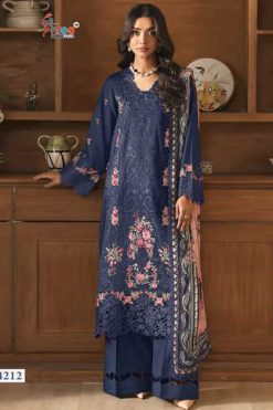 Shree Fabs Ombre Lawn Collection 26 Vol 9 Chiffon Cotton Salwar Suit Catalog 8 Pcs