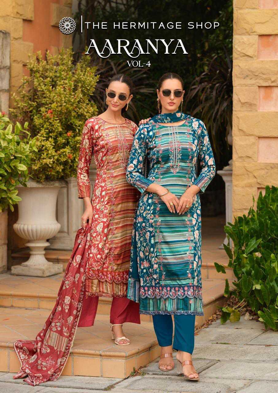 The Heritage Shop Aaranya Vol 4 Cotton Salwar Suit Catalog 5 Pcs (4) The Heritage Shop Aaranya Vol 4 Cotton Salwar Suit Catalog 5 Pcs - Image 5