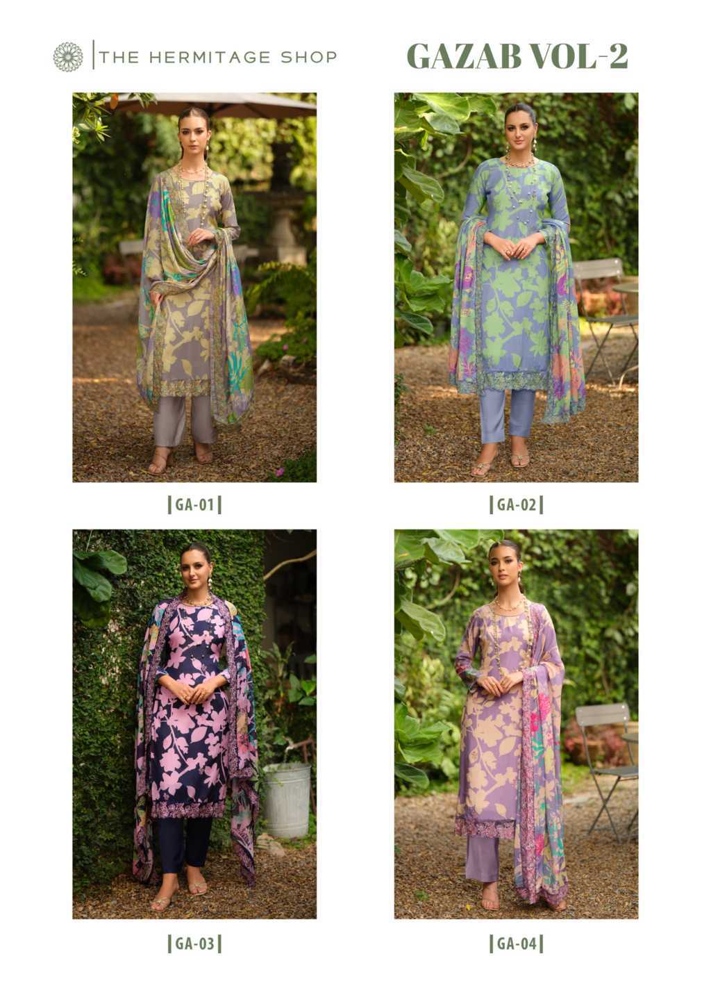 The Heritage Shop Gazab Vol 2 Viscose Salwar Suit Catalog 4 Pcs (11) The Heritage Shop Gazab Vol 2 Viscose Salwar Suit Catalog 4 Pcs - Image 12