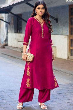 Wooglee Rahima Viscose Kurti with Bottom Catalog 6 Pcs