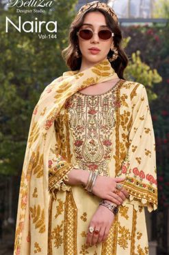 Belliza Naira Vol 144 Cotton Salwar Suit Catalog 8 Pcs
