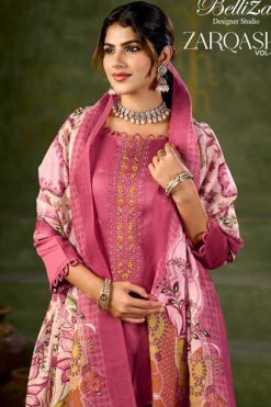 Belliza Zarqash Vol 18 Cotton Salwar Suit Catalog 6 Pcs