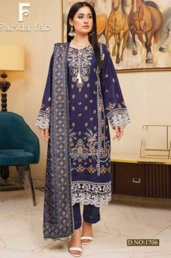 Flora Fab Chevron Exclusive Heavy Cotton Vol 17 Salwar Suit Catalog 6 Pcs