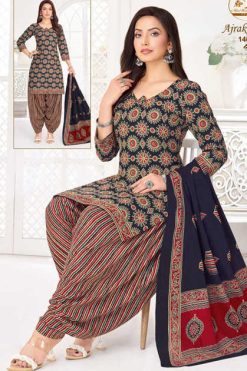 Miss World Choice Ajarakh Vol 14 Cotton Salwar Suit Catalog 10 Pcs