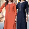 Mittoo Haya Rayon Kurti Catalog 6 Pcs