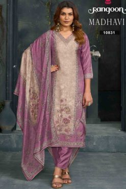Rangoon Madhavi by Kessi Muslin Readymade Salwar Suit Catalog 4 Pcs