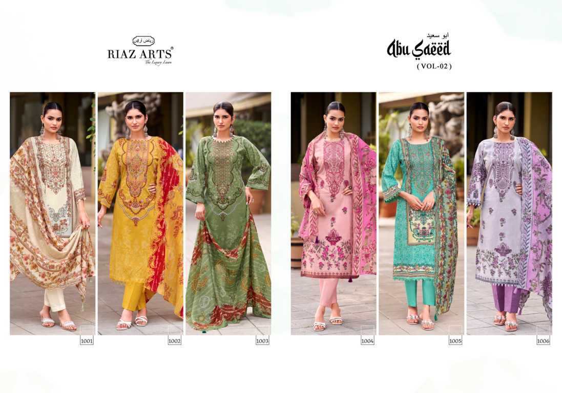 Riaz Arts Abu Saeed Vol 2 by Mumtaz Arts Cotton Salwar Suit Catalog 6 Pcs (21) Riaz Arts Abu Saeed Vol 2 by Mumtaz Arts Cotton Salwar Suit Catalog 6 Pcs - Image 22