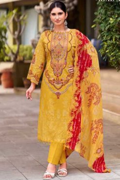 Riaz Arts Abu Saeed Vol 2 by Mumtaz Arts Cotton Salwar Suit Catalog 6 Pcs