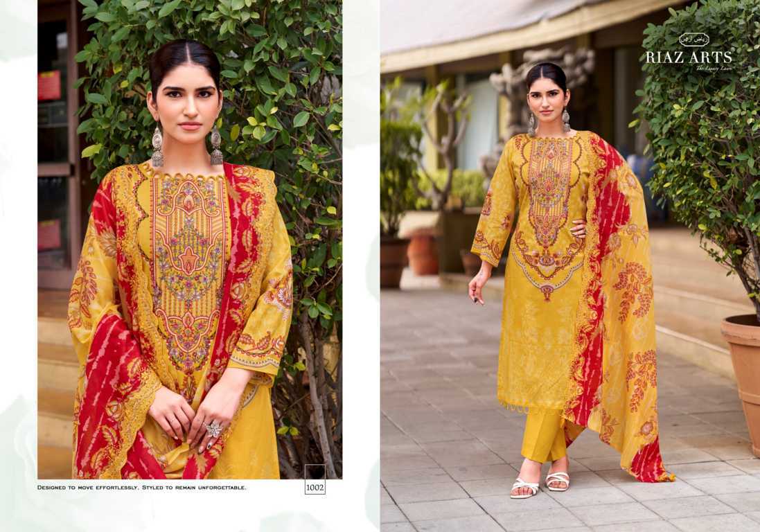 Riaz Arts Abu Saeed Vol 2 by Mumtaz Arts Cotton Salwar Suit Catalog 6 Pcs (3) Riaz Arts Abu Saeed Vol 2 by Mumtaz Arts Cotton Salwar Suit Catalog 6 Pcs - Image 4