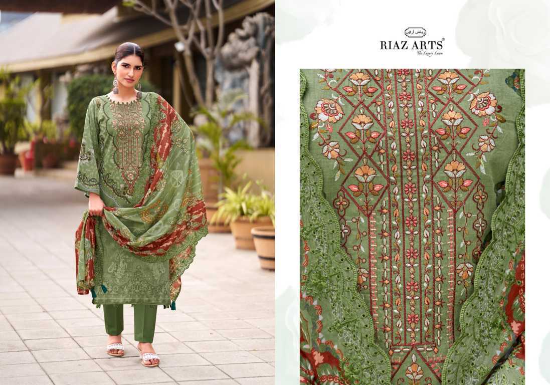 Riaz Arts Abu Saeed Vol 2 by Mumtaz Arts Cotton Salwar Suit Catalog 6 Pcs (4) Riaz Arts Abu Saeed Vol 2 by Mumtaz Arts Cotton Salwar Suit Catalog 6 Pcs - Image 5