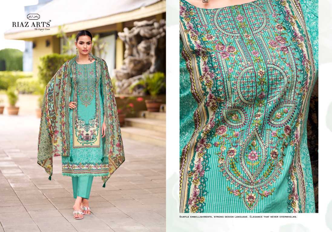 Riaz Arts Abu Saeed Vol 2 by Mumtaz Arts Cotton Salwar Suit Catalog 6 Pcs (8) Riaz Arts Abu Saeed Vol 2 by Mumtaz Arts Cotton Salwar Suit Catalog 6 Pcs - Image 9