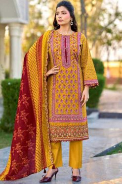 Riaz Arts Bin Saeed Vol 15 by Mumtaz Arts Cotton Salwar Suit Catalog 6 Pcs