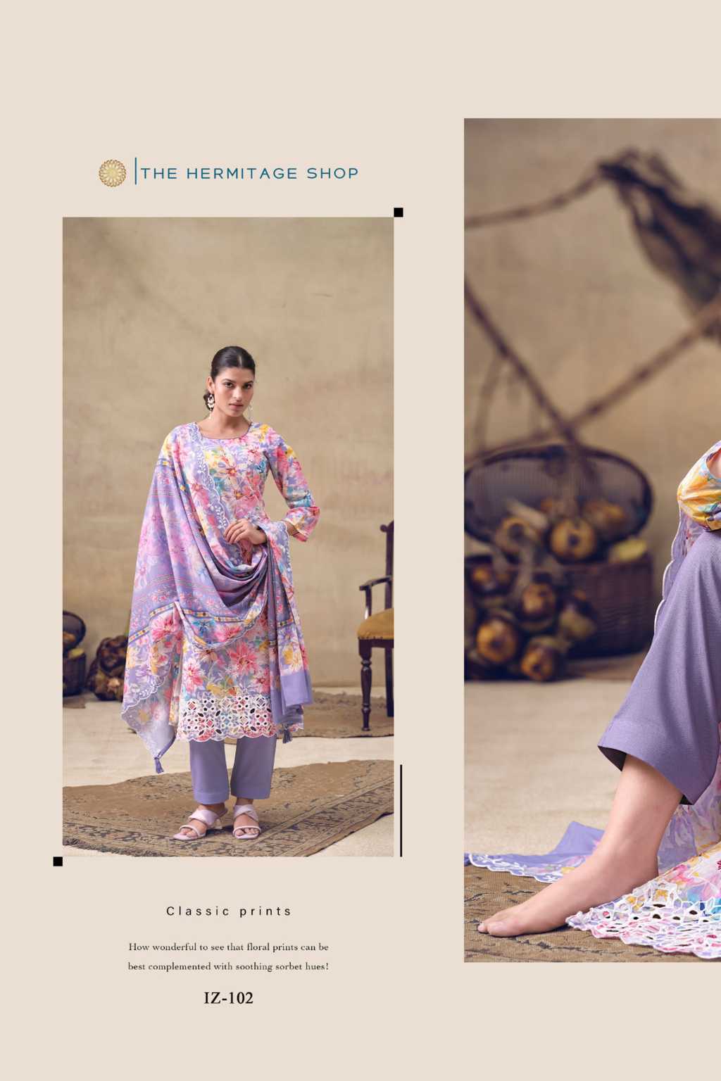 The Heritage Shop Iznik Cotton Salwar Suit Catalog 4 Pcs (14) The Heritage Shop Iznik Cotton Salwar Suit Catalog 4 Pcs - Image 15