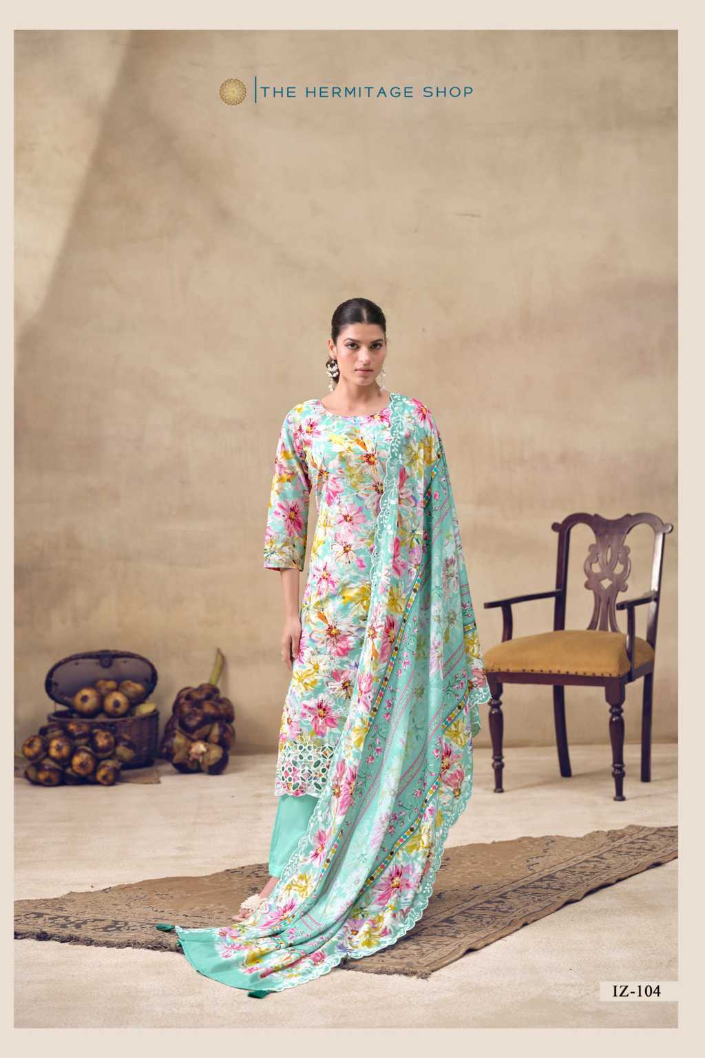 The Heritage Shop Iznik Cotton Salwar Suit Catalog 4 Pcs (16) The Heritage Shop Iznik Cotton Salwar Suit Catalog 4 Pcs - Image 17