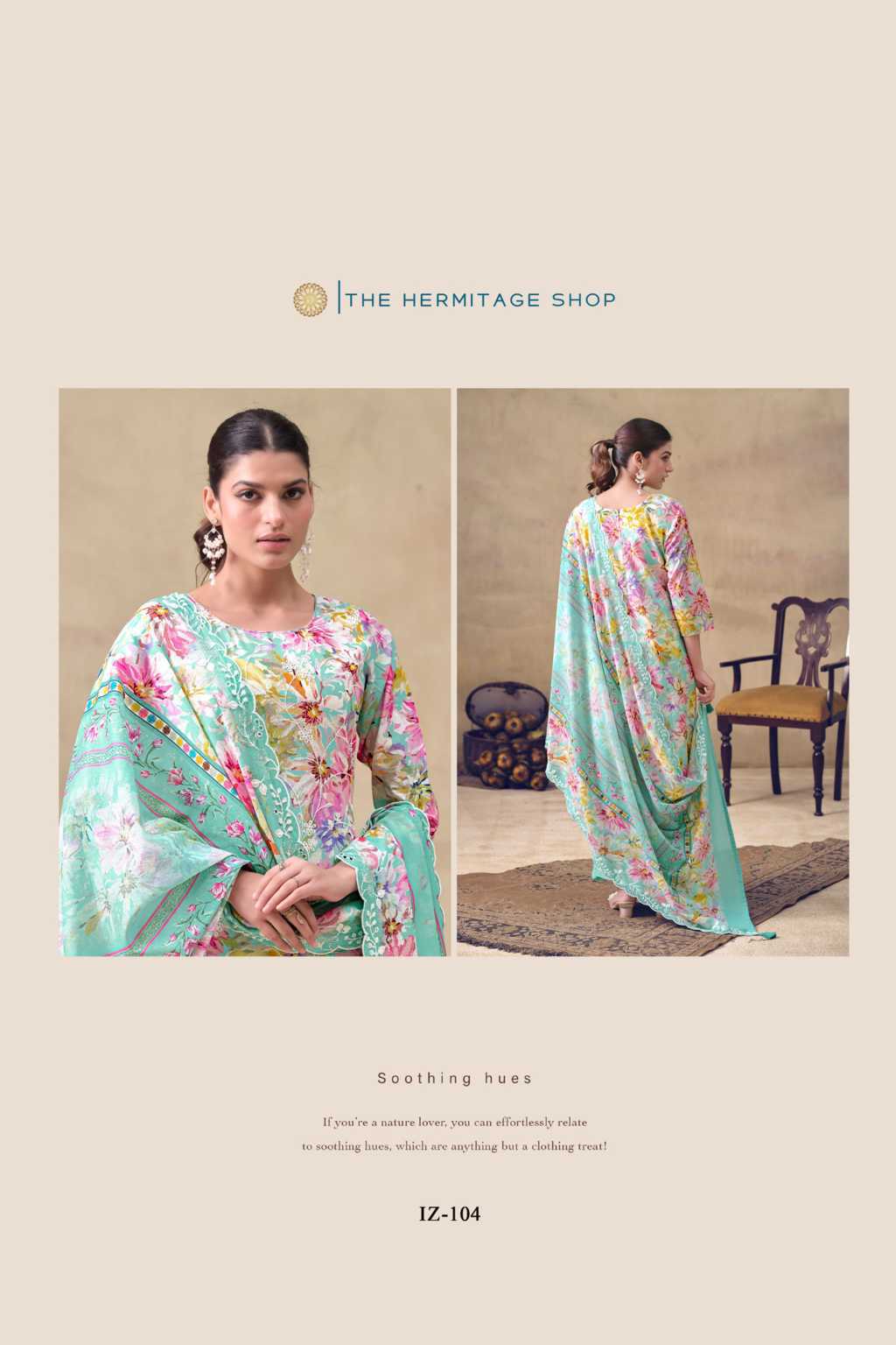 The Heritage Shop Iznik Cotton Salwar Suit Catalog 4 Pcs (20) The Heritage Shop Iznik Cotton Salwar Suit Catalog 4 Pcs - Image 21