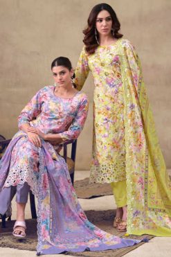 The Heritage Shop Iznik Cotton Salwar Suit Catalog 4 Pcs
