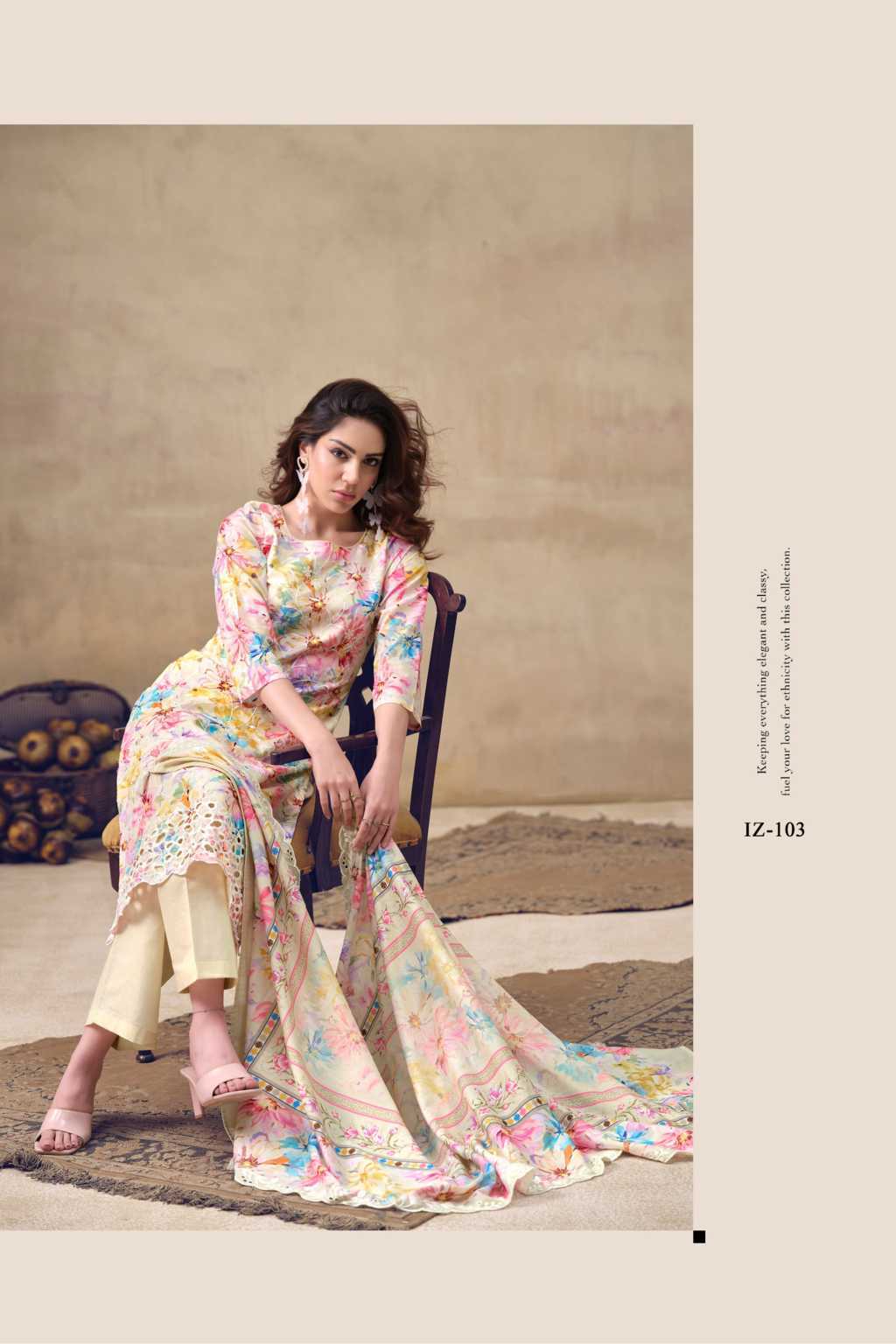 The Heritage Shop Iznik Cotton Salwar Suit Catalog 4 Pcs (8) The Heritage Shop Iznik Cotton Salwar Suit Catalog 4 Pcs - Image 9