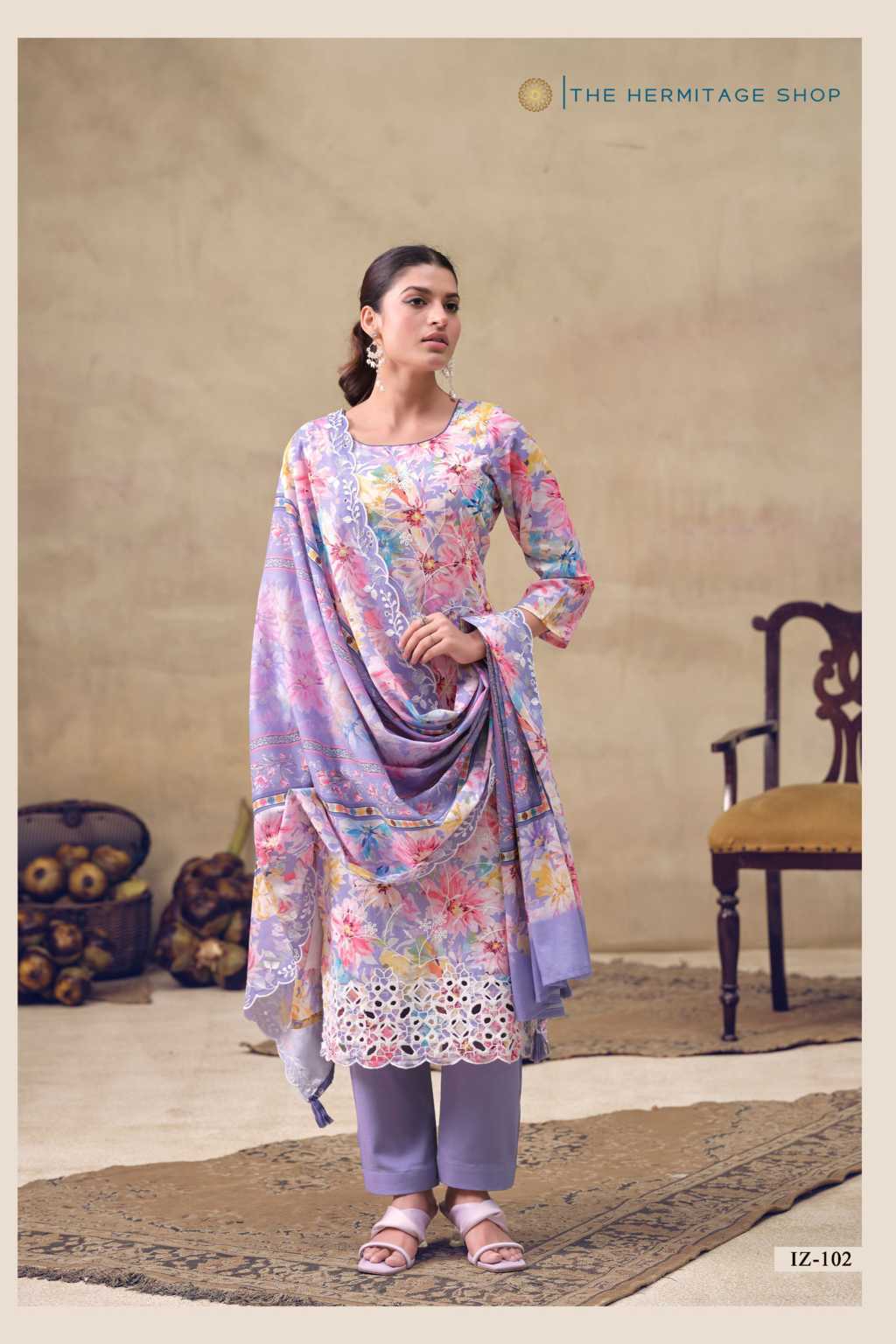 The Heritage Shop Iznik Cotton Salwar Suit Catalog 4 Pcs (9) The Heritage Shop Iznik Cotton Salwar Suit Catalog 4 Pcs - Image 10