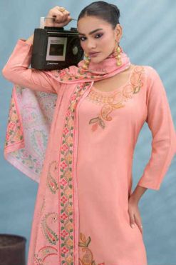 Triple Riona Muslin Salwar Suit Catalog 4 Pcs