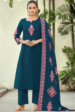 Woodee Haseen Kurti with Dupatta Bottom Cotton Catalog 6 Pcs