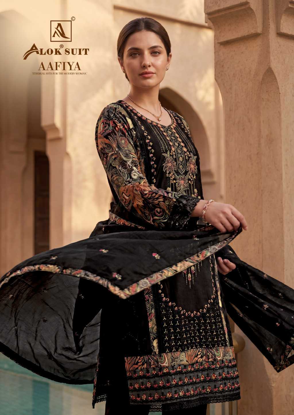 Alok Aafiya Viscose Salwar Suit Catalog 6 Pcs (9) Alok Aafiya Viscose Salwar Suit Catalog 6 Pcs - Image 10