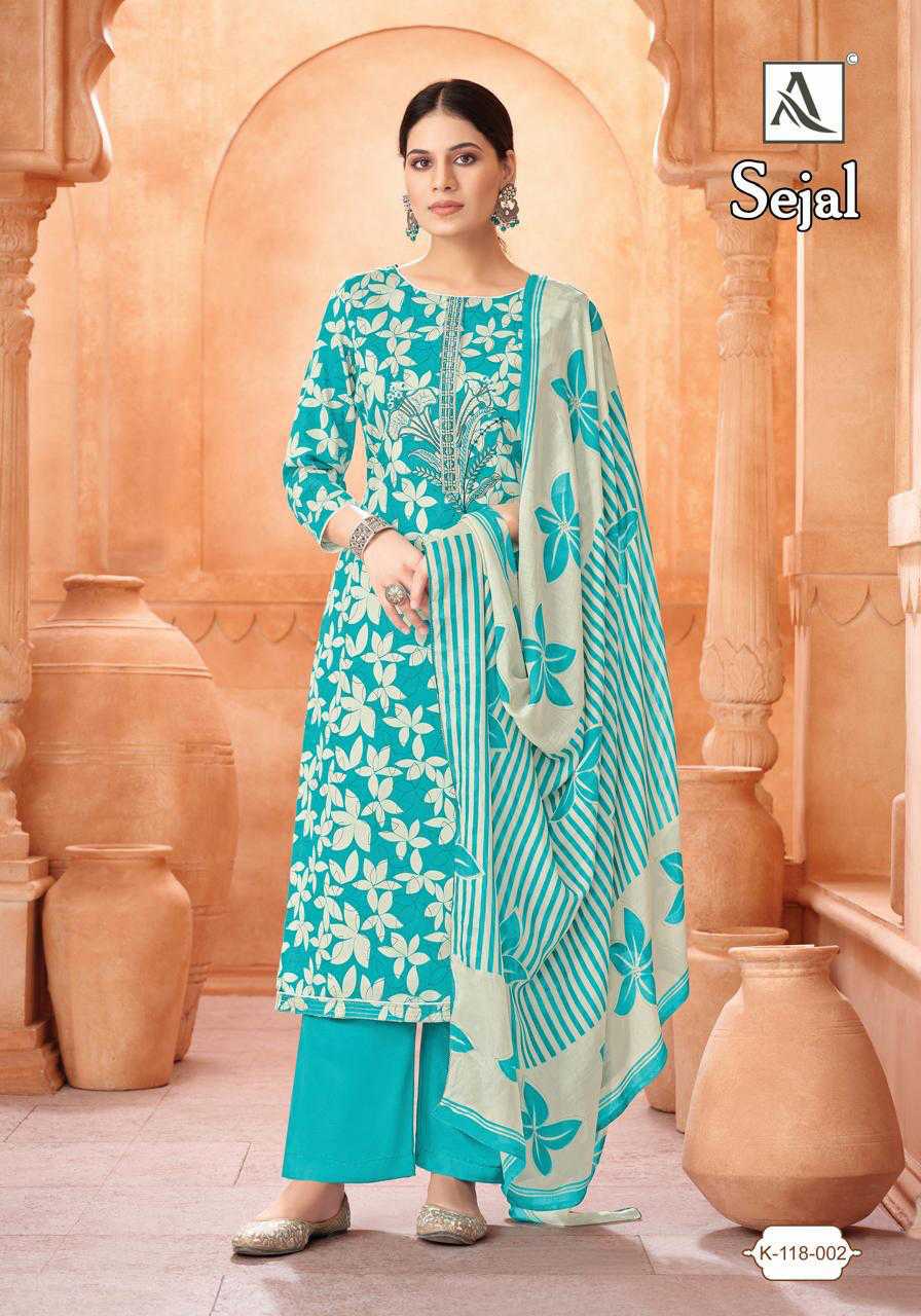 Alok Sejal Viscose Salwar Suit Catalog 4 Pcs (4) Alok Sejal Viscose Salwar Suit Catalog 4 Pcs - Image 5