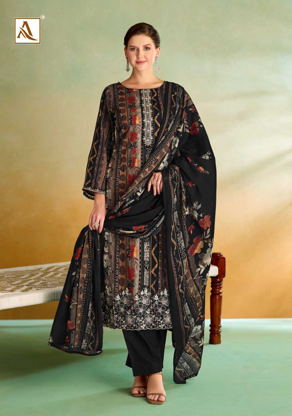 Alok Sitara Night Cotton Salwar Suit Catalog 6 Pcs (1) Alok Sitara Night Cotton Salwar Suit Catalog 6 Pcs - Image 2