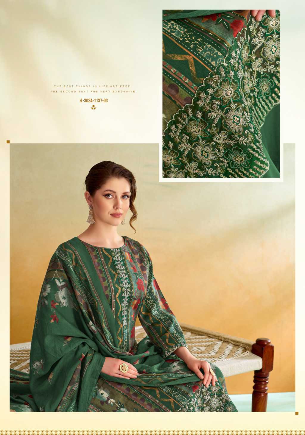 Alok Sitara Night Cotton Salwar Suit Catalog 6 Pcs (10) Alok Sitara Night Cotton Salwar Suit Catalog 6 Pcs - Image 11